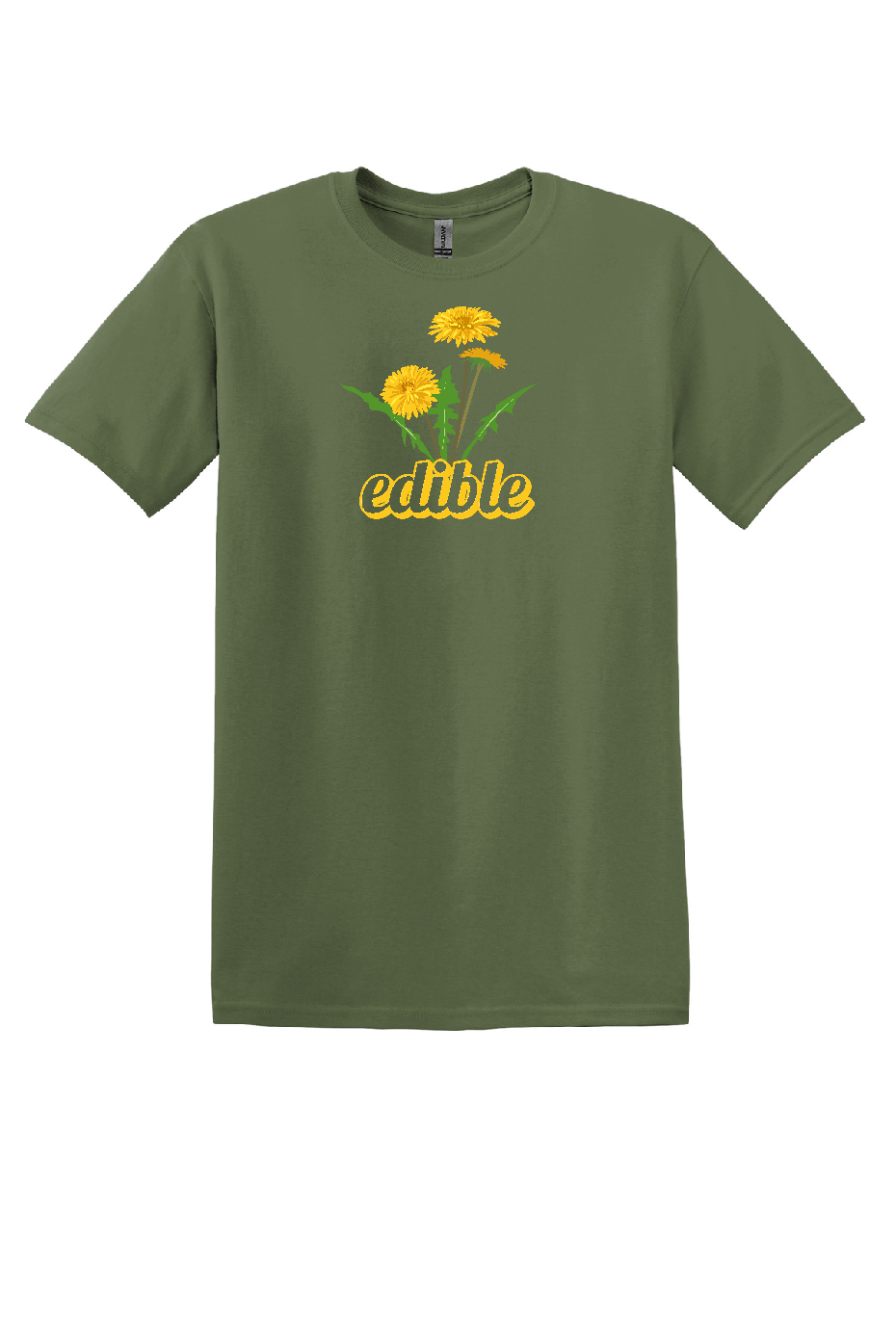 edible Dandelion T-Shirt - Nature-Inspired Botanical Graphic Tee | Quiet Symphony