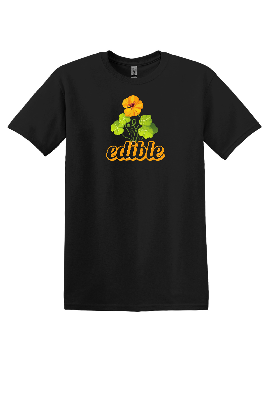edible Nasturtium T-Shirt – Botanical Graphic Tee for Gardeners, Foragers & Nature Lovers | Quiet Symphony