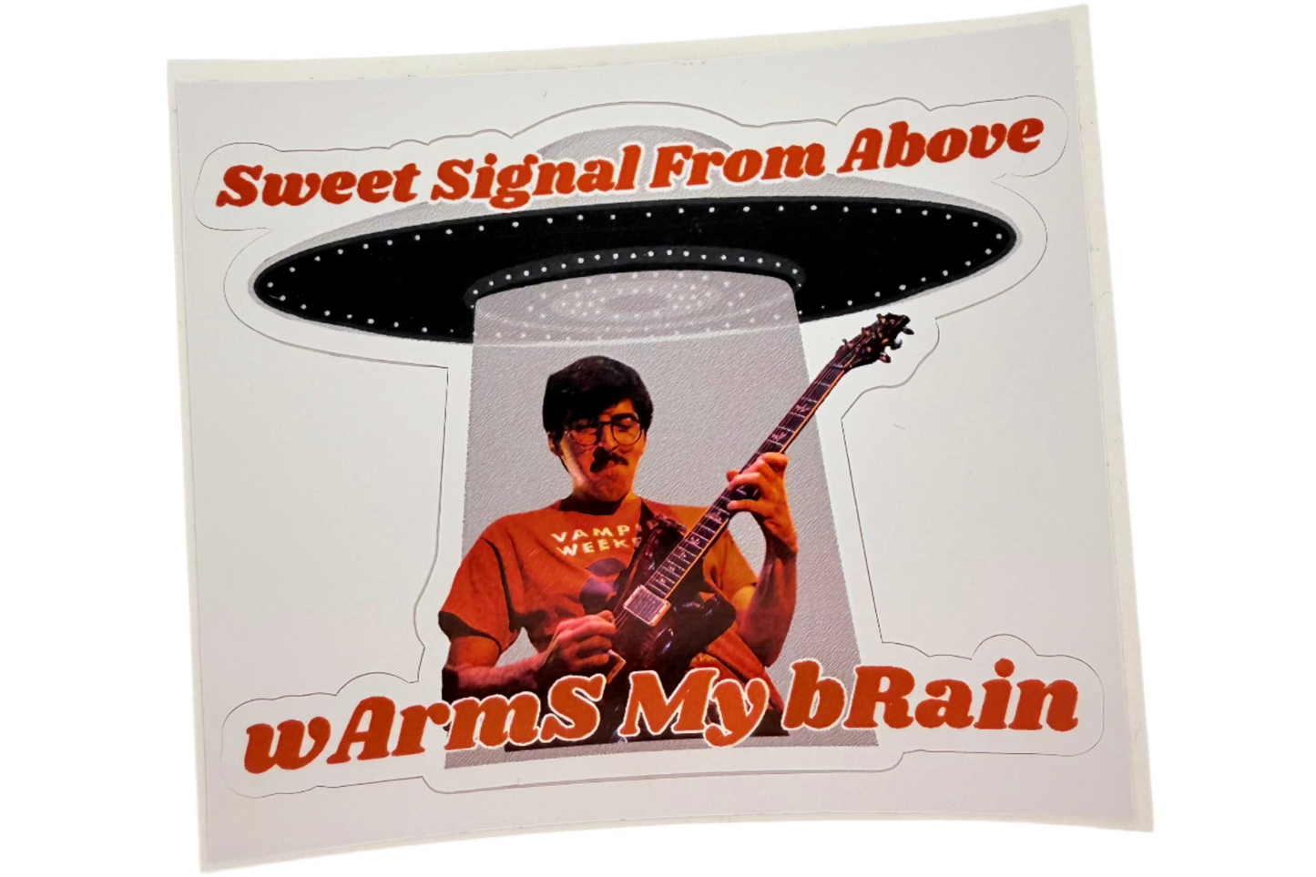 Sweet Signal from Above Sticker - Goose Band Inspired Alien Vinyl Decal | Everything Must Go by Quiet Symphony