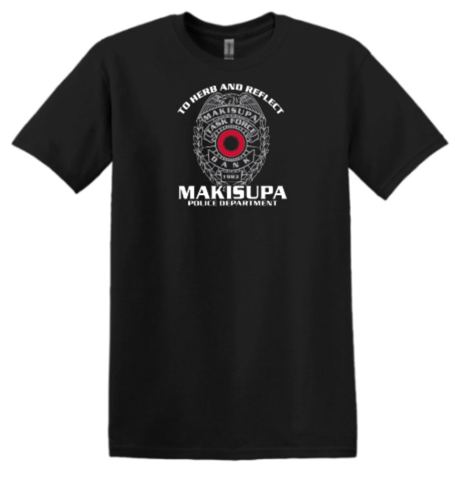 Makisupa Police Department T-Shirt - Phish-Inspired Graphic Tee | Quiet Symphony