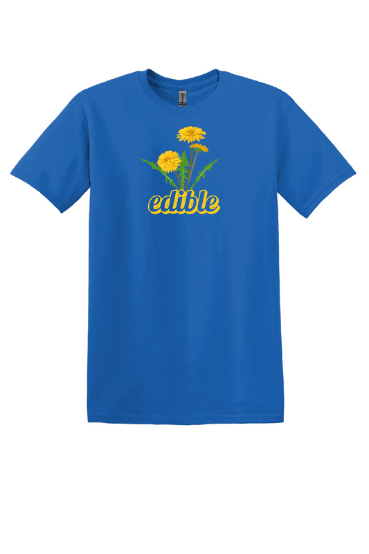 edible Dandelion T-Shirt - Nature-Inspired Botanical Graphic Tee | Quiet Symphony